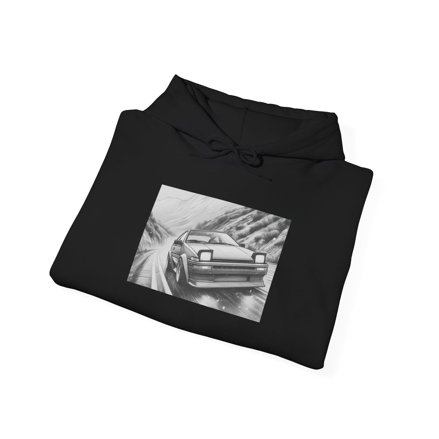 "A Toyota AE86 In Its Natural Habitat" Unisex Hoodie
