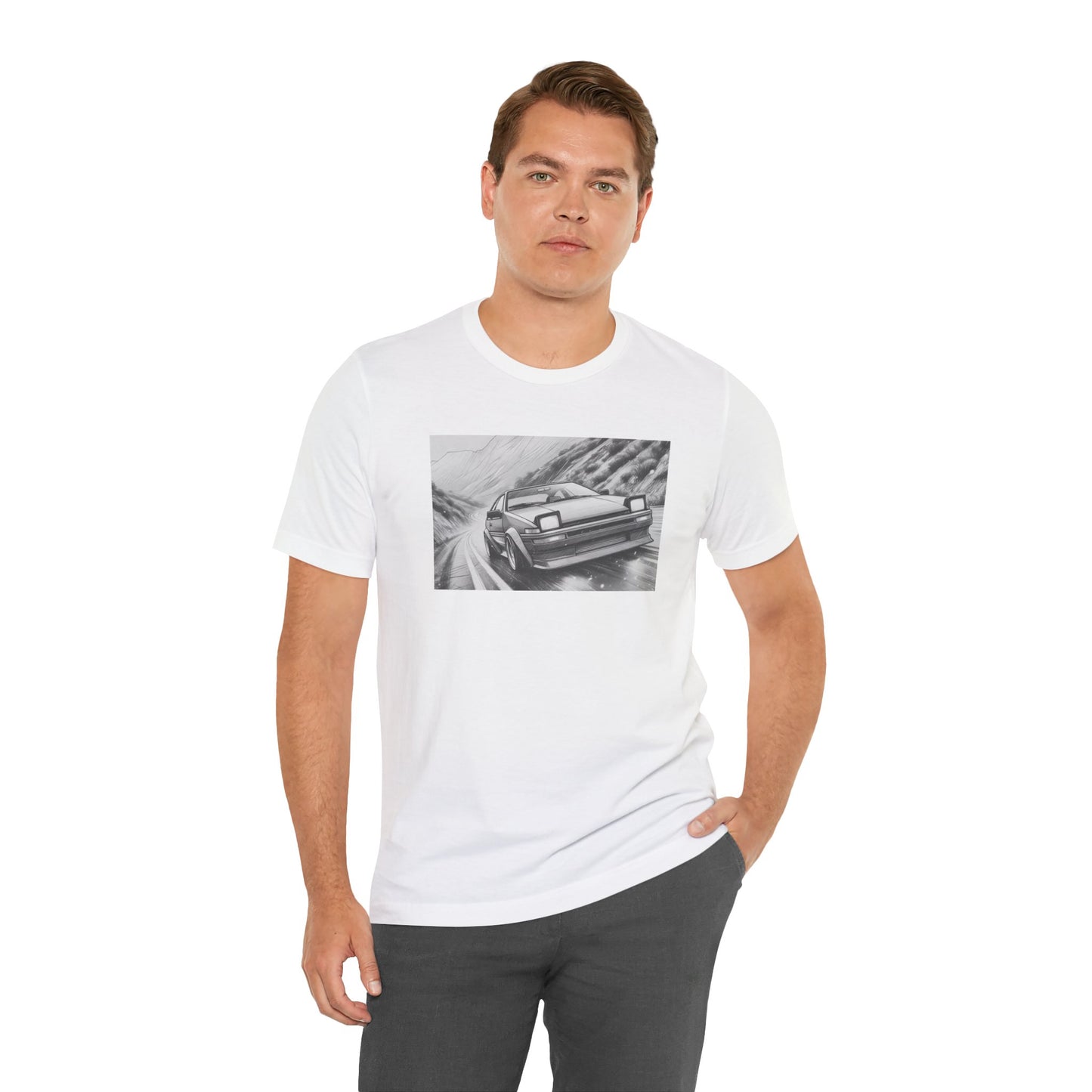 "A Toyota AE86 In Its Natural Habitat" Unisex T-Shirt