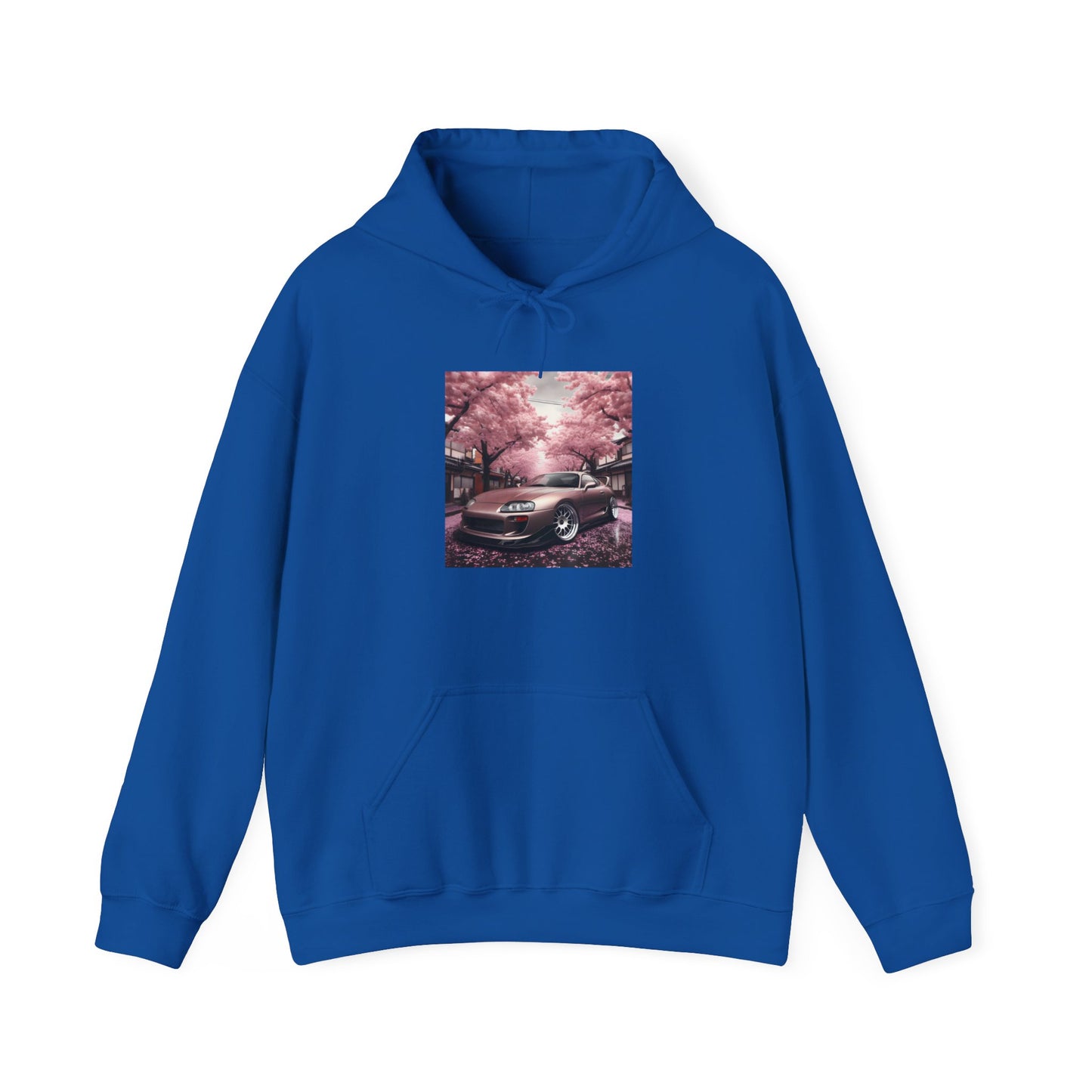 "A Supra and Cherry Blossoms" Unisex Hoodie