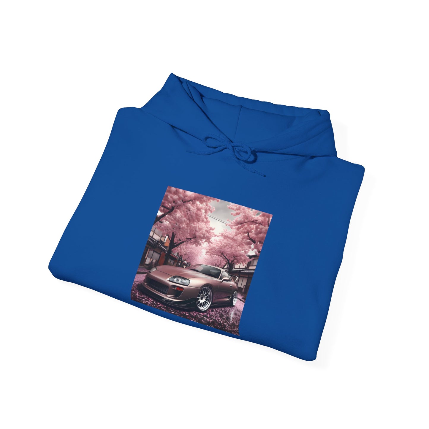 "A Supra and Cherry Blossoms" Unisex Hoodie
