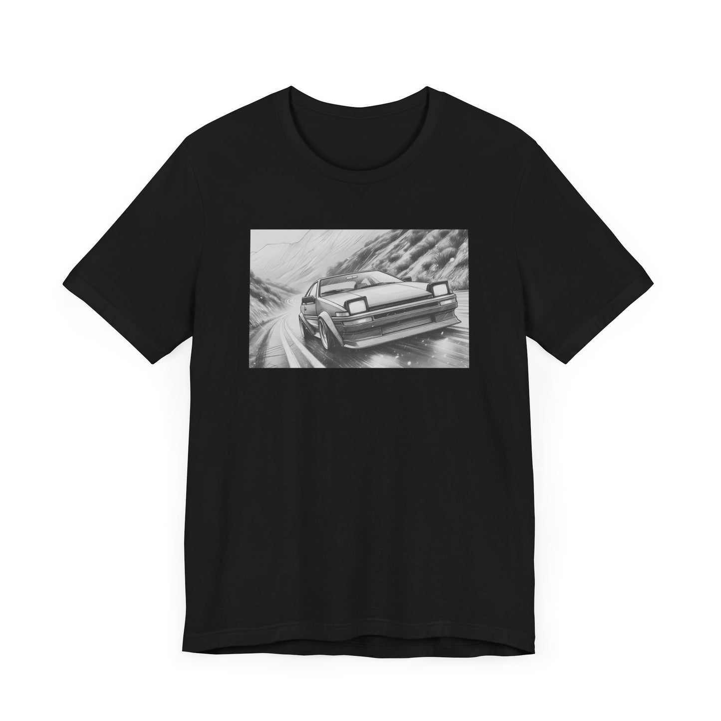 "A Toyota AE86 In Its Natural Habitat" Unisex T-Shirt