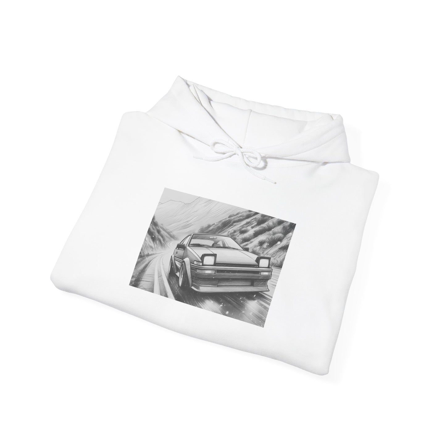 "A Toyota AE86 In Its Natural Habitat" Unisex Hoodie