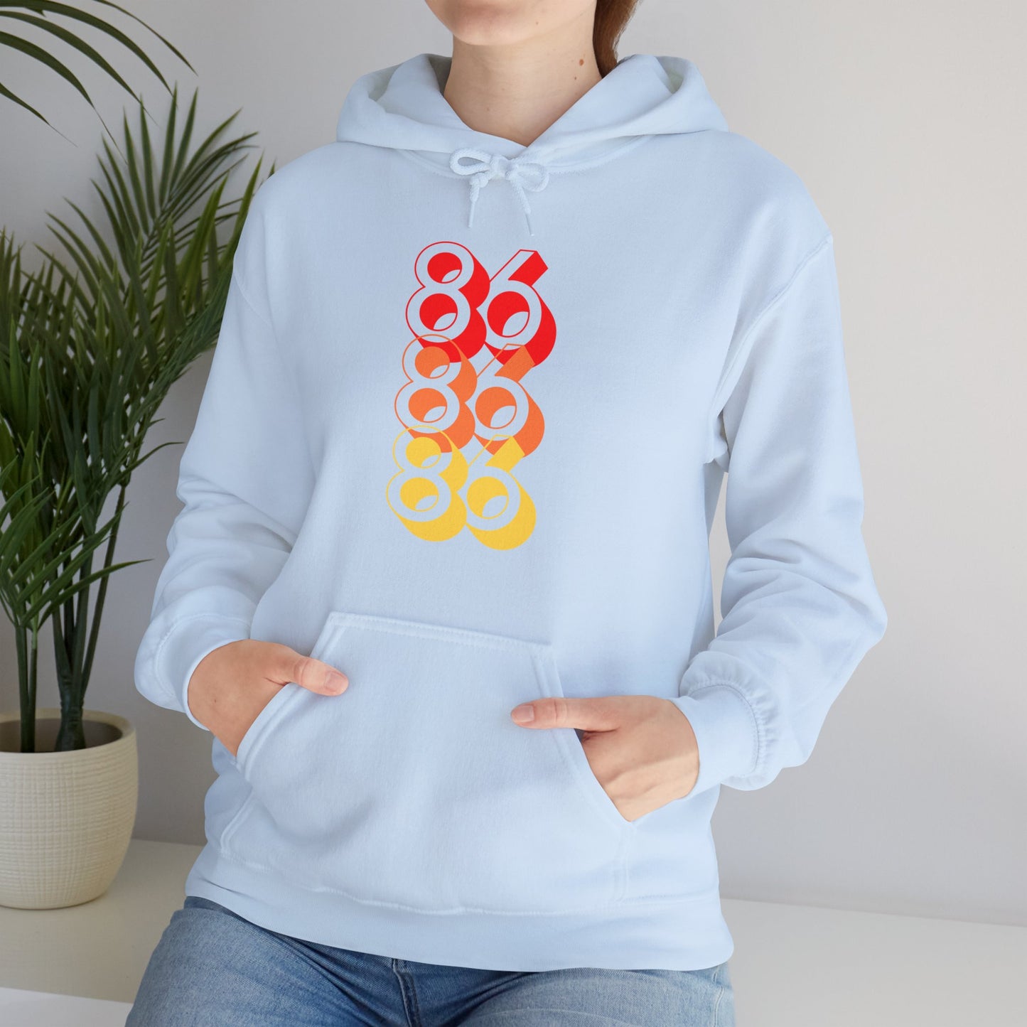 "86, 86, 86" Unisex Hoodie