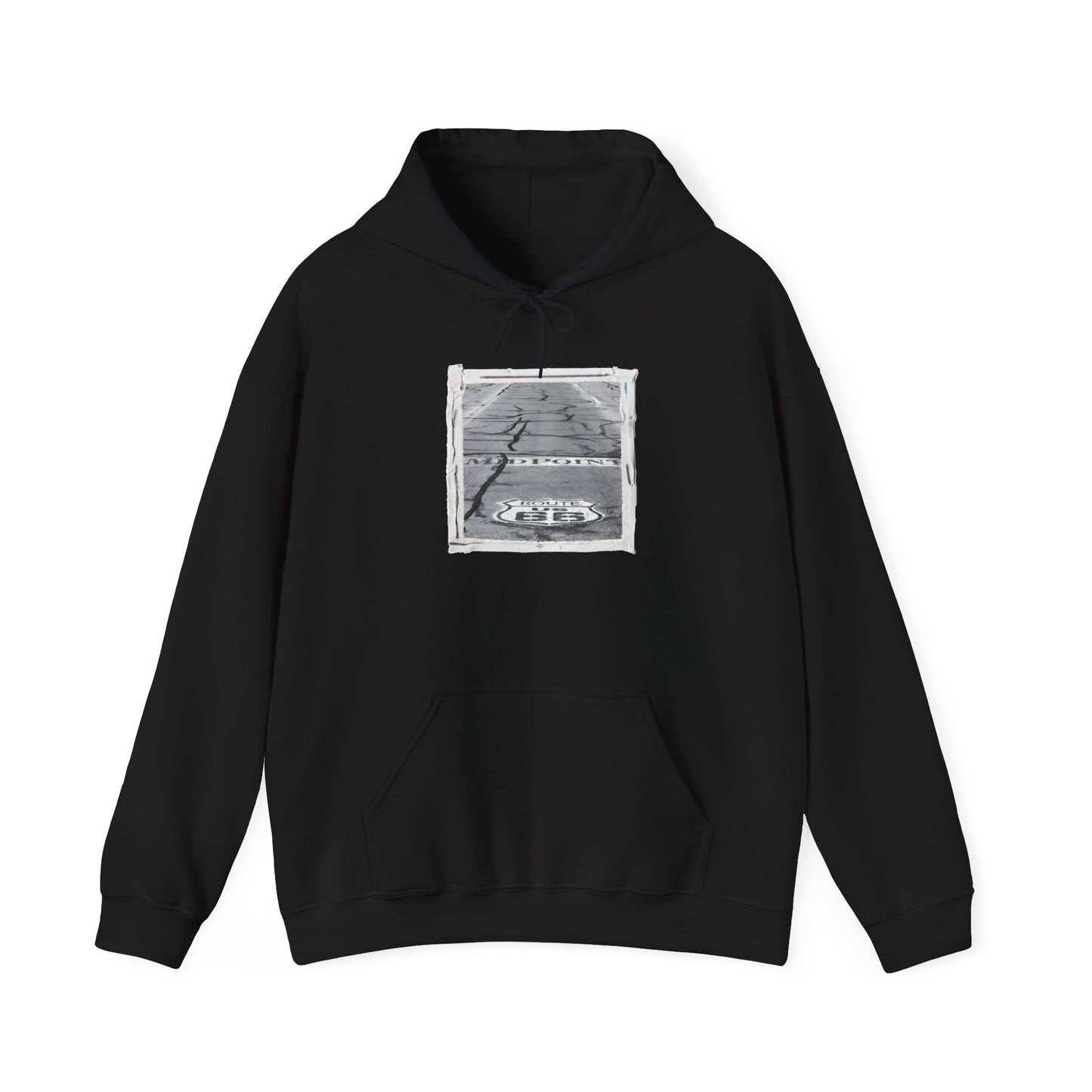 "The Midpoint of Route 66" Unisex Hoodie