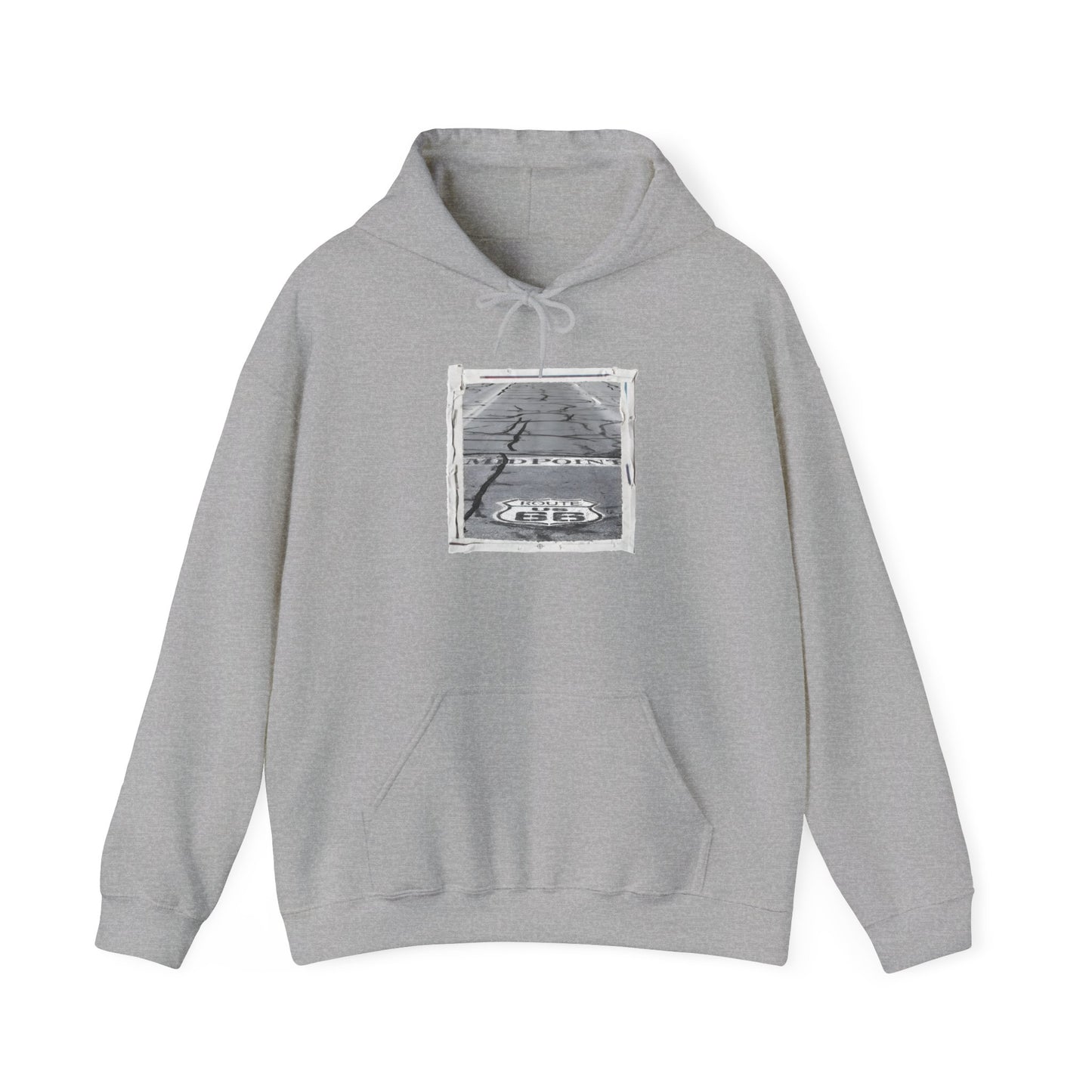 "The Midpoint of Route 66" Unisex Hoodie