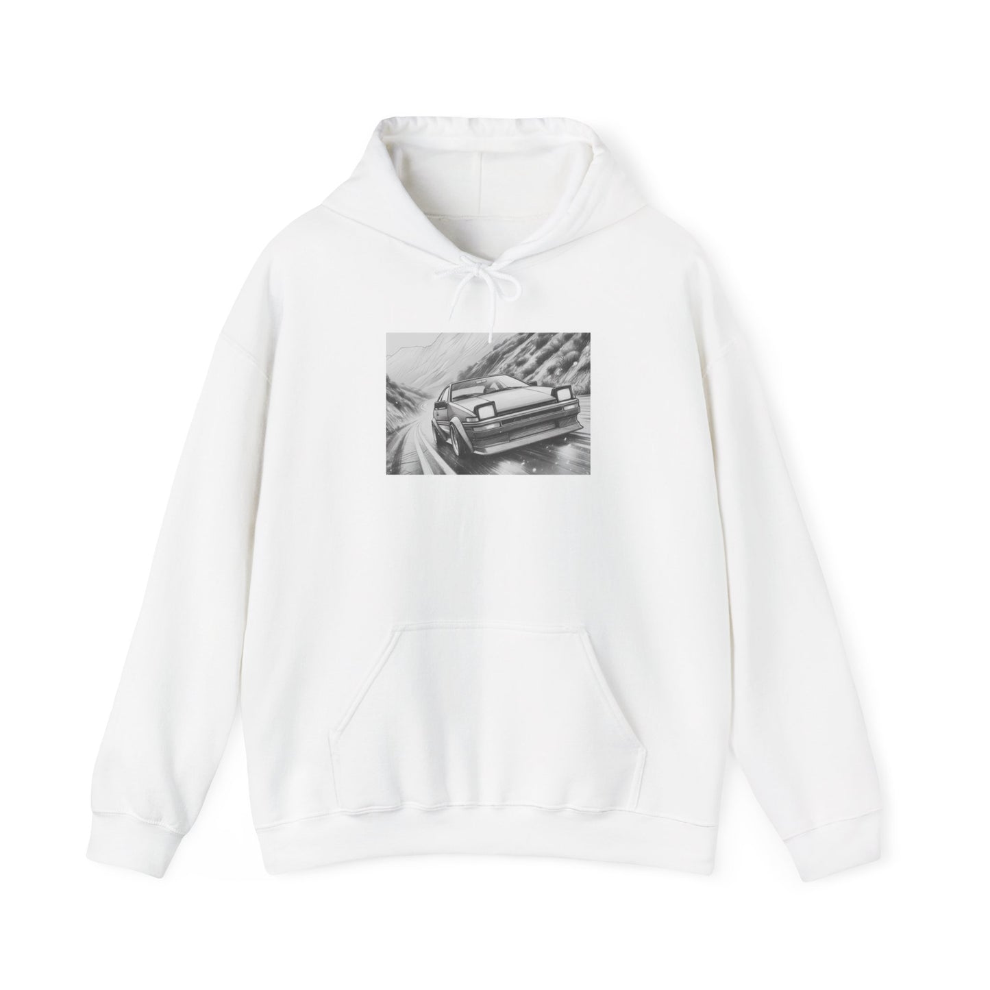 "A Toyota AE86 In Its Natural Habitat" Unisex Hoodie