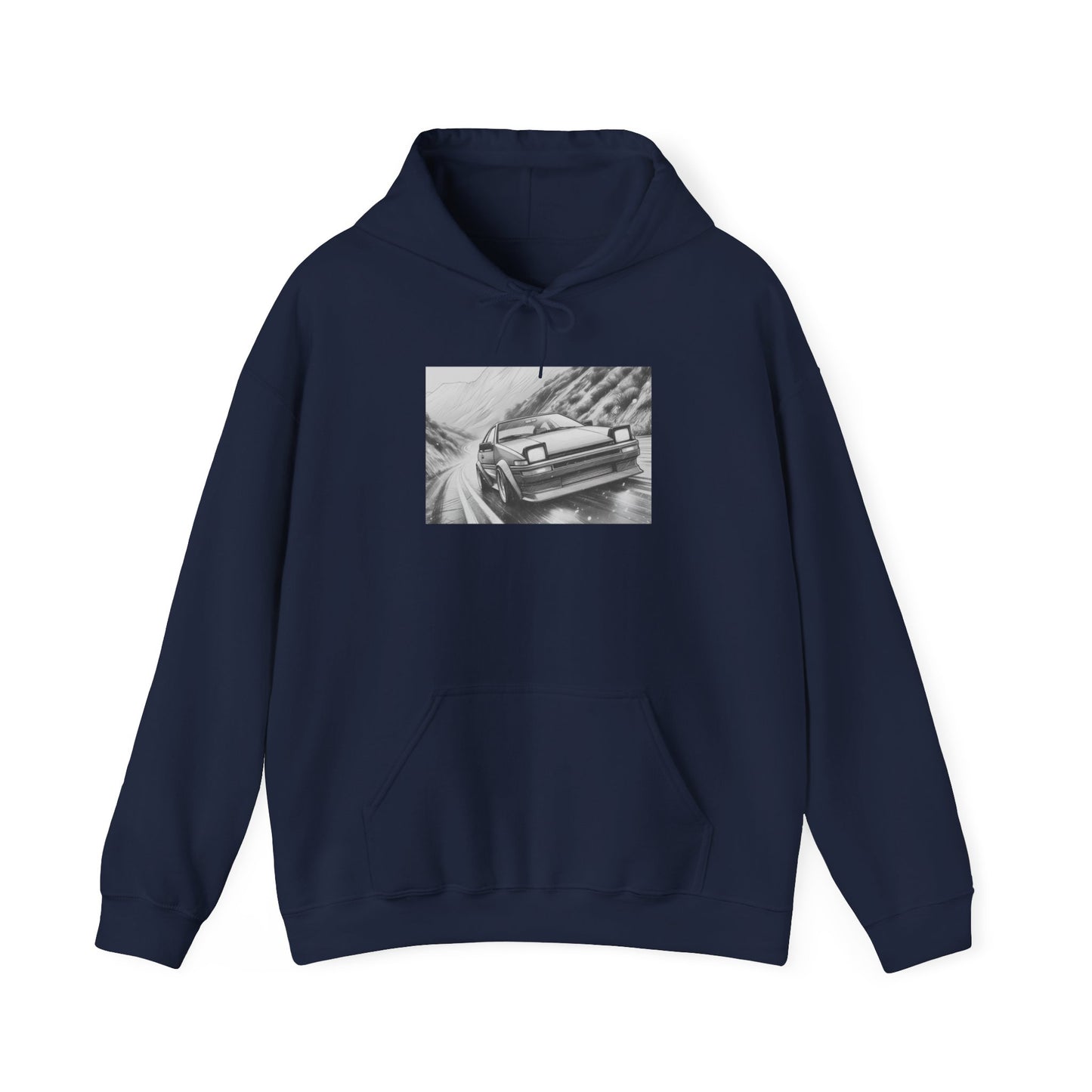 "A Toyota AE86 In Its Natural Habitat" Unisex Hoodie