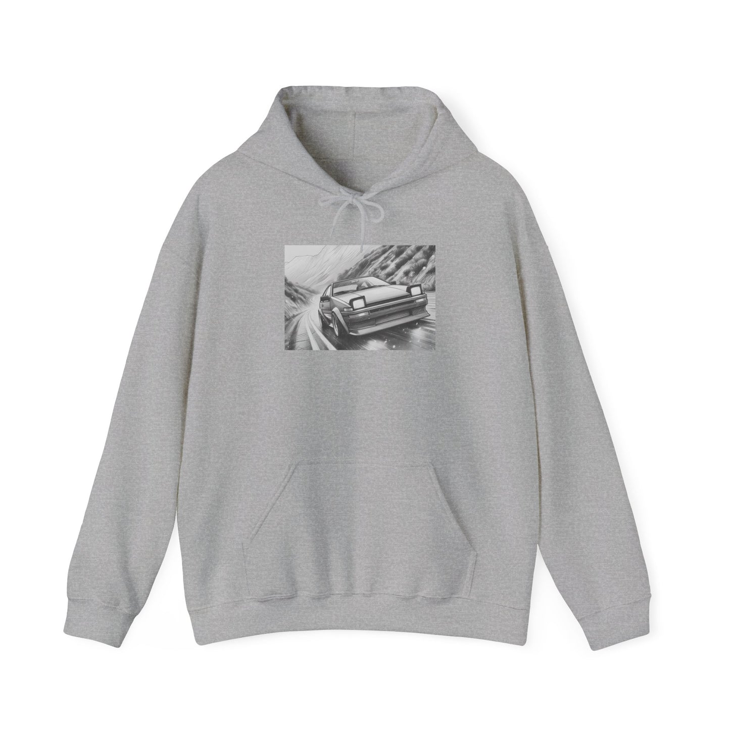 "A Toyota AE86 In Its Natural Habitat" Unisex Hoodie