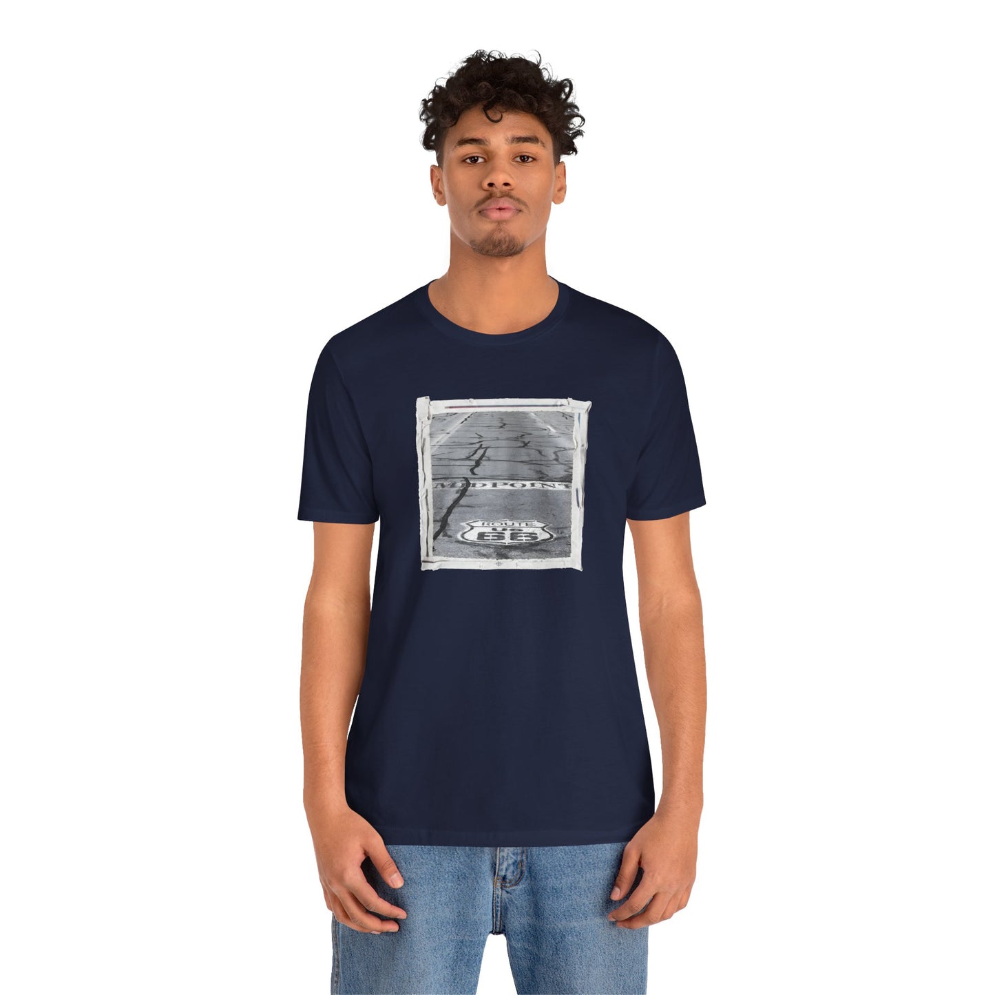 "The Midpoint of Route 66" Unisex T-Shirt