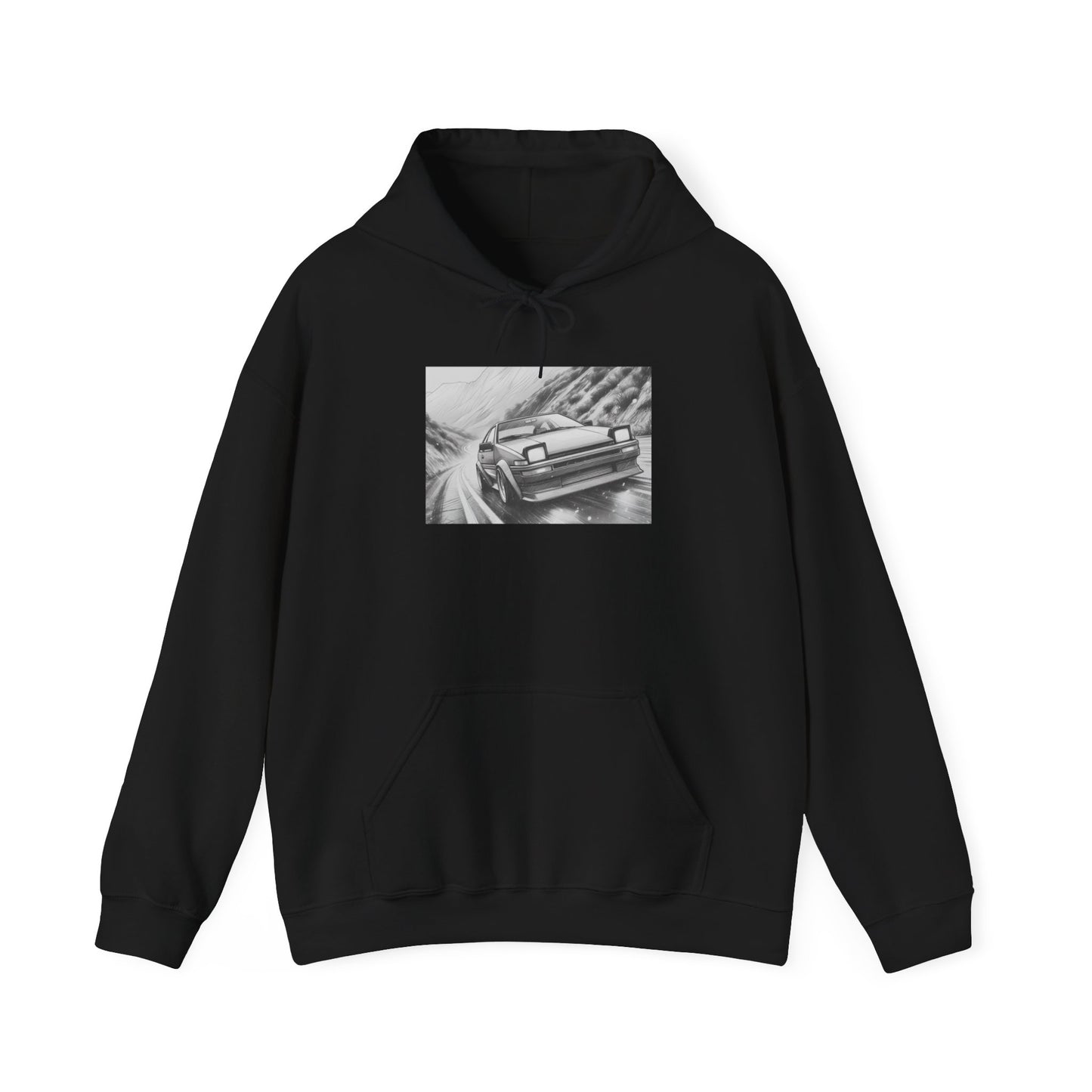"A Toyota AE86 In Its Natural Habitat" Unisex Hoodie