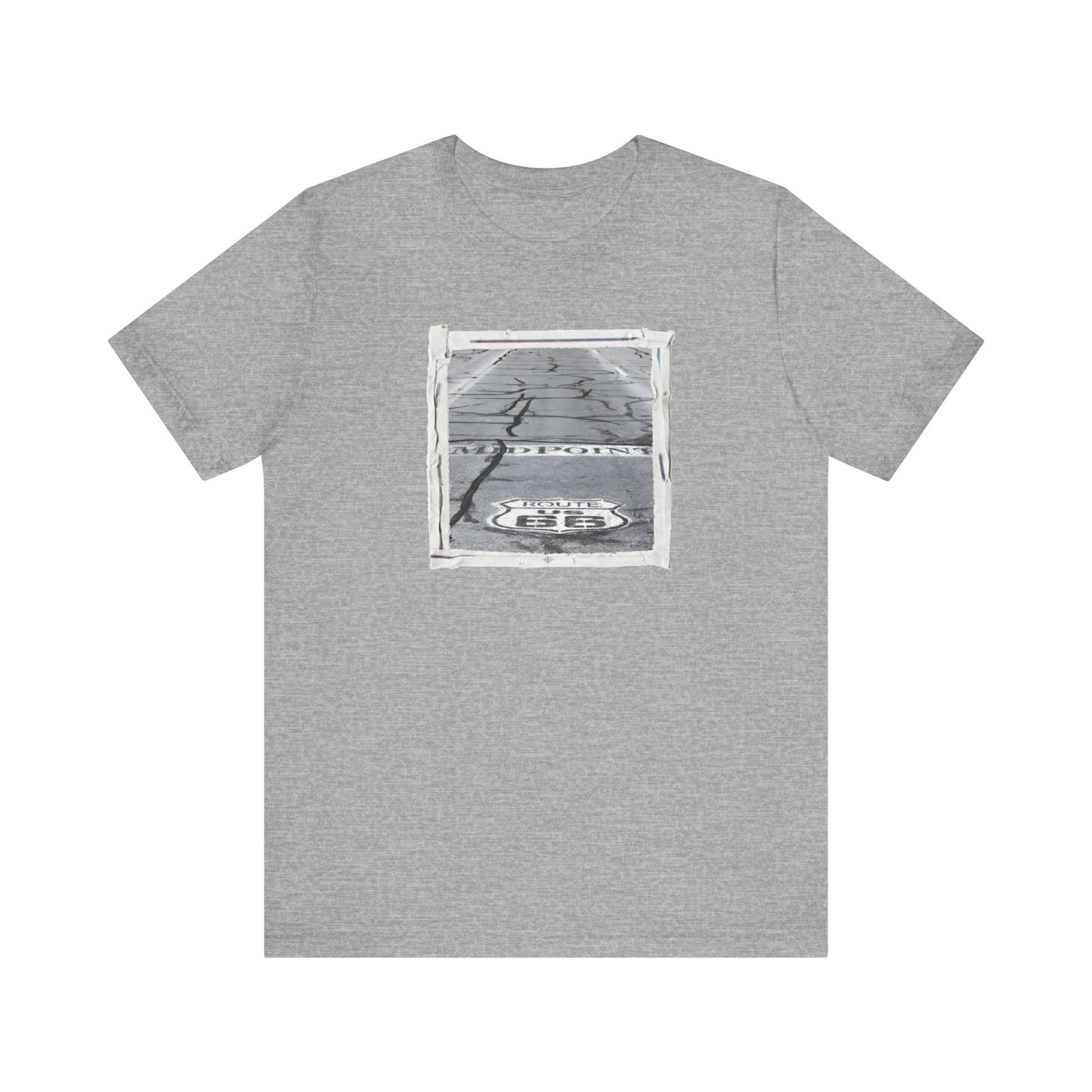 "The Midpoint of Route 66" Unisex T-Shirt